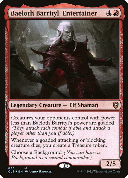 Baeloth Barrityl, Entertainer (655) (Foil) - NM