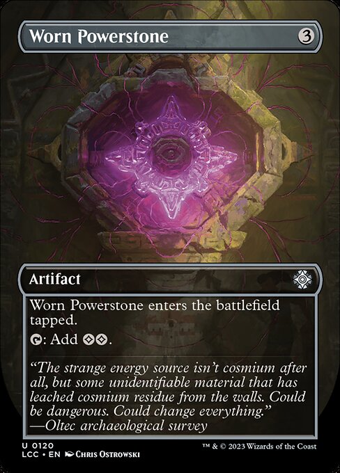 Worn Powerstone (120) - BORDERLESS (Foil) - NM