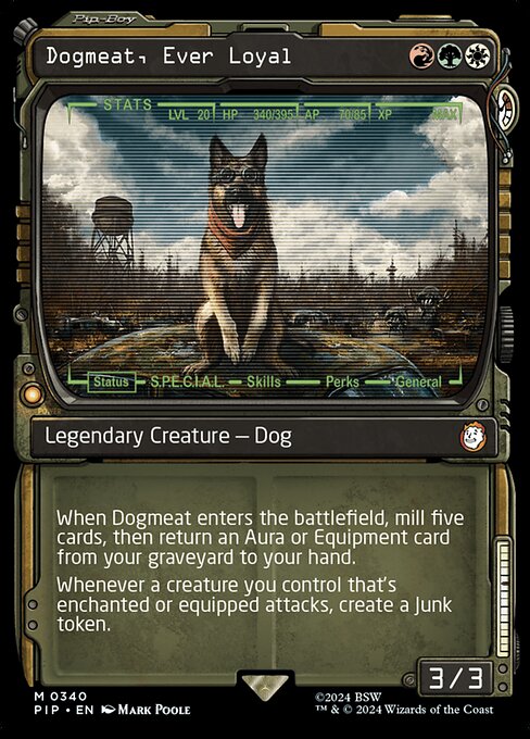 Dogmeat, Ever Loyal (340) - SHOWCASE (Foil) - NM