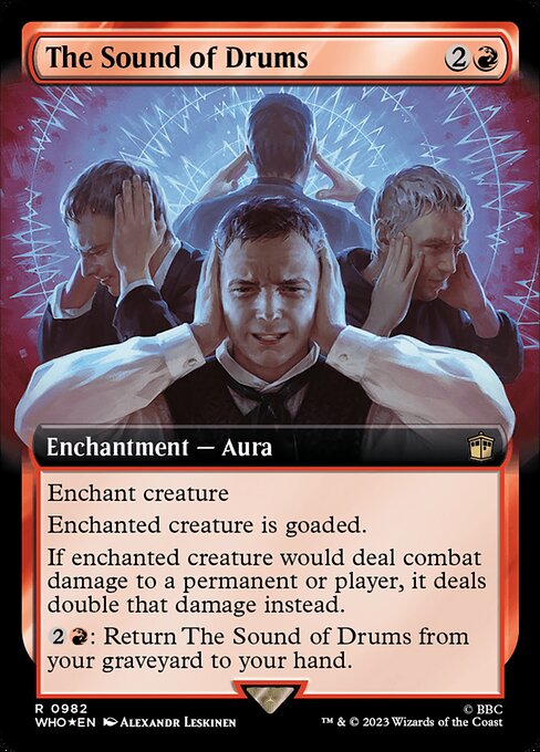 The Sound of Drums (982) - EXTENDED ART (Foil) - NM