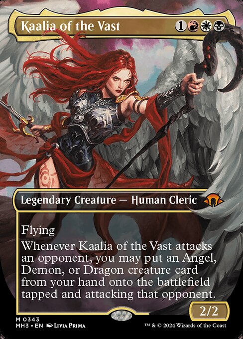 Kaalia of the Vast (343) - BORDERLESS (Foil) - NM