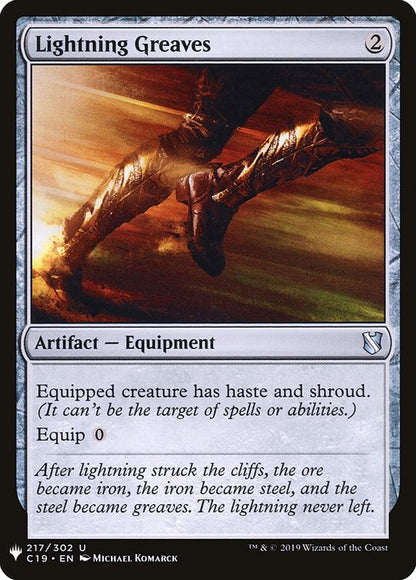 Lightning Greaves (C19-217) - NM
