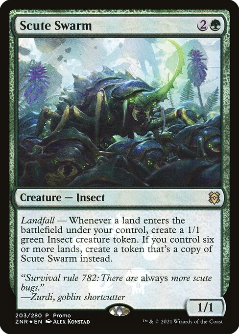 Scute Swarm (203) (Foil) - NM