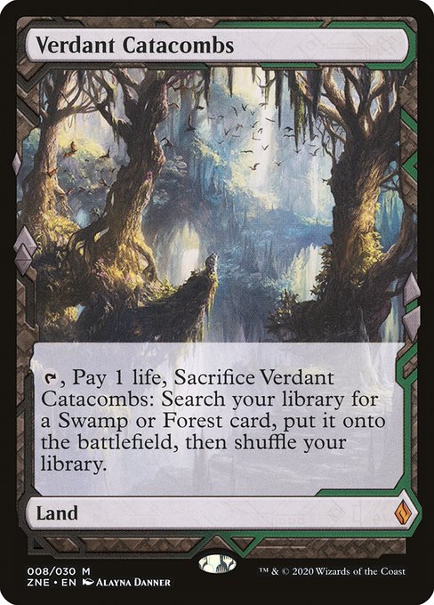 Verdant Catacombs (8) (Foil) - NM