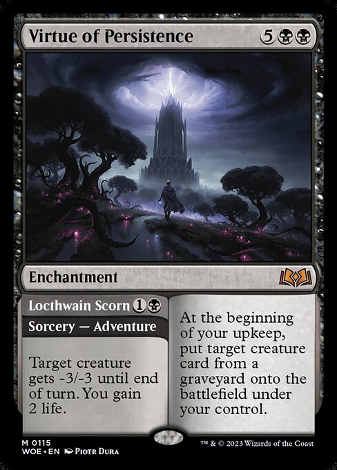 Virtue of Persistence // Locthwain Scorn (115) - NM