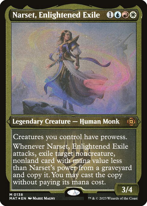 Narset, Enlightened Exile (138) (Etched) - NM