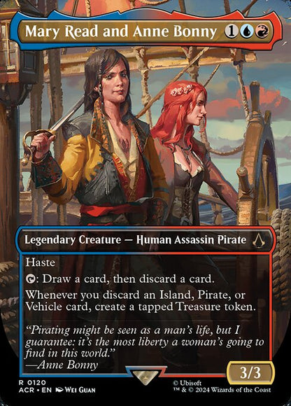 Mary Read and Anne Bonny (120) - BORDERLESS (Foil) - NM