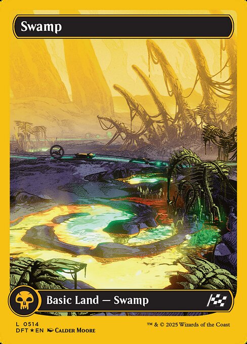 Swamp (514) - FULL ART (Foil) - NM