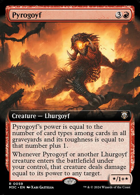 Pyrogoyf (59) - EXTENDED ART - NM