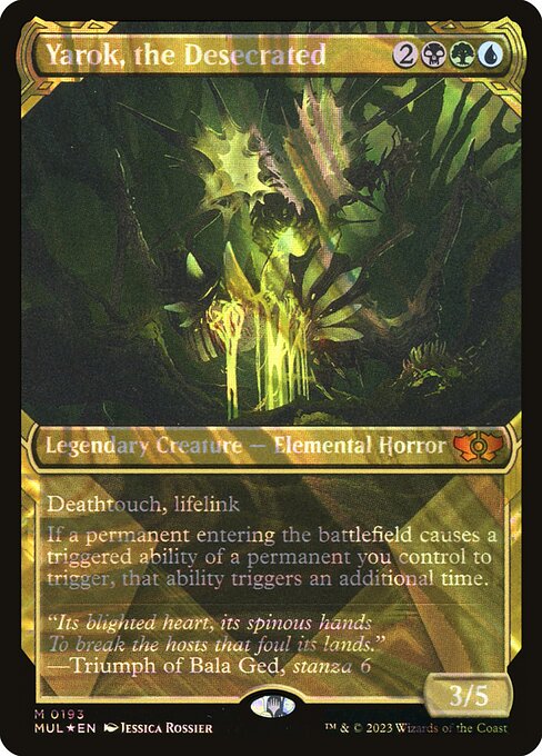 Yarok, the Desecrated (193) - SHOWCASE - FULL ART (Foil) - NM