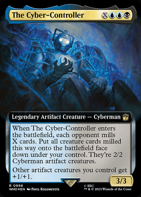 The Cyber-Controller (996) - EXTENDED ART (Foil) - NM