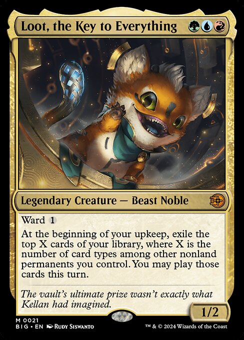Loot, the Key to Everything (21) (Foil) - NM