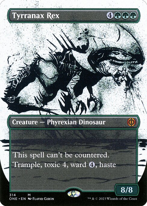Tyrranax Rex (314) - BORDERLESS (Foil) - NM