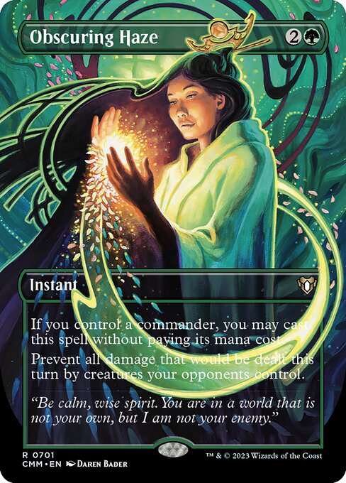 Obscuring Haze (701) - BORDERLESS (Foil) - NM