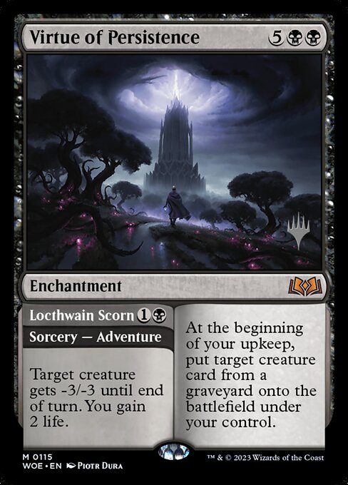Virtue of Persistence // Locthwain Scorn (115p) (Foil) - NM