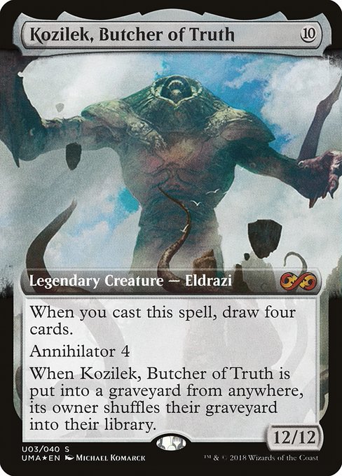 Kozilek, Butcher of Truth (U3) - EXTENDED ART (Foil) - NM