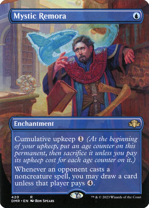 Mystic Remora (420) - BORDERLESS - FULL ART - NM